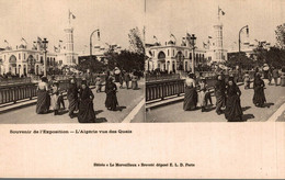 Carte Stéréo Souvenir De L Exposition - L Algérie Vue Des Quais - Prénoms