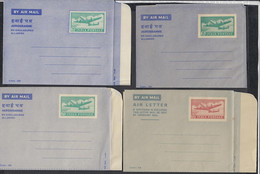 Inde 1950 - Lot De 4 Entiers Postaux Sur Aerogramme. Neufs. Pas Commun...................... (VG) DC-11071 - Ongebruikt