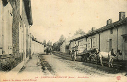 Jussecourt Minecourt * 1906 * Grande Rue * Attelage Chevaux - Other & Unclassified