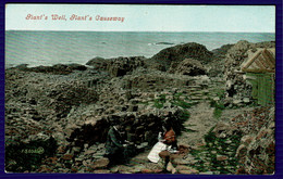 Ref 1557 -  1903 Postcard - Giant's Well - Giant's Causeway Antrim Ireland - Antrim