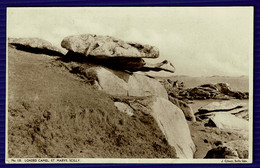 Ref 1557 -  1935 Postcard - Loaded Camel Rock - St Marys - Isles Of Scilly - Scilly Isles