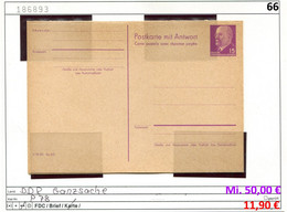 DDR 1966 - Germany EAST 1966 - Michel GA / P78 Komplett -  ** Mnh Neuf Postfris - - Cartes Postales - Neuves