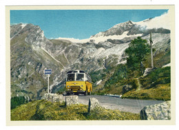 Ref 1558 - Switzerland Postcard - 1960 Postal Mailbus On The Simplon Pass - Simplon