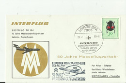 DDR CV INTERFLUG 1969 - Correo Aéreo