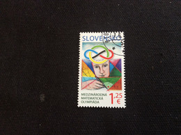 Slovaquie 2019 Yvert 768 Oblitéré Olympiades De Mathématiques Et Symbole Mathématique - Used Stamps