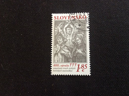 Slovaquie 2019 Yvert 774 Oblitéré 400 Ans Mort Des 3 Saints Martyrs De Kosice Gabriel Hevenesi Jésuite Illustrateur - Used Stamps