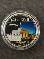 5 DOLLARS ARGENT PALAU THE FALL OF THE WALL BERLIN 2009 EX. / SILVER / CAPSULE - Palau