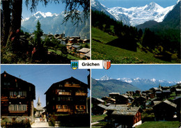 Grächen - 4 Bilder (46809) * 24. 8. 1990 - Grächen