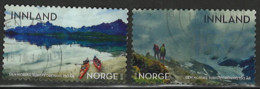 Norwegen Norway 2018. Mi.Nr. 1971-1972, Used O - Oblitérés