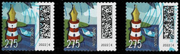 Bund 2022,Michel# 3668 O Neue Portostufen, Dauerserie: Welt Der Briefe, Selbstklebend - Used Stamps