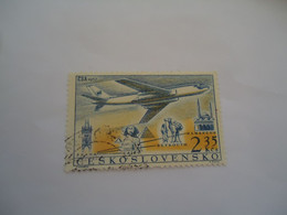 CZECHOSLOVAKIA USED STAMPS AIRPLANES  EGYPT 1957 - ...-1918 Prefilatelia