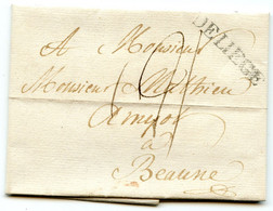 BELGIQUE - DE LIEGE SUR LETTRE AVEC CORRESPONDANCE POUR LA FRANCE, 1783 - 1714-1794 (Paises Bajos Austriacos)