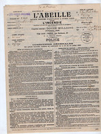 VP20.214 - 1931 - Agence LES SABLES D'OLONNE - Police D'Assurance ¨ L'ABEILLE ¨ Mr CHAILLOT Forgeron & Epicier à AIZENAY - Bank & Versicherung