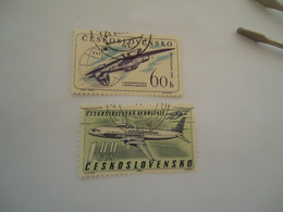 CZECHOSLOVAKIA USED STAMPS AIRPLANES - ...-1918 Prephilately