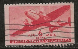 Etats-Unis 1941-1944 N° Y&T : PA. 26 (dent. Horizontal 11) Obl. - 2a. 1941-1960 Usados