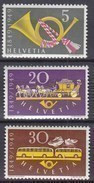 SCHWEIZ  519-521, Postfrisch **, 100 Jahre Schweizer Post 1949 - Ongebruikt