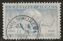 Etats-Unis 1949 N° Y&T : PA. 42 Obl. - 2a. 1941-1960 Oblitérés