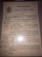 MONTMAUR (HAUTES ALPES) 1933 / CONVENTION RESEAU ELECTRIQUE A CONSTRUIRE - Seals Of Generality