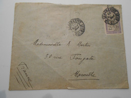 Madagascar , Lettre De Tananarive 1924 Pour Marseille - Lettres & Documents