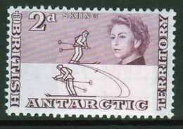 British Antarctic Territory 1963 Queen Elizabeth Single 2d Stamp In Unmounted Mint - Neufs