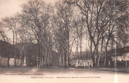 SAINT-PONS (Hérault) - Monument Aux Morts Et Promenade Du Foirail - Saint-Pons-de-Thomières