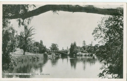 Adelaide; River Torrens And City Bridge - Written. (Valentine's) - Adelaide