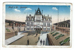 Neuss A. Rh.    Bahnhof  BELGISCHE LEGERPOSTERIJEN 1919 - Neuss