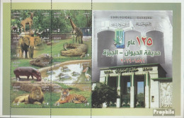 Ägypten 2593-2600 Kleinbogen (kompl.Ausg.) Postfrisch 2016 125 Jahre Giza-Zoo - Ongebruikt