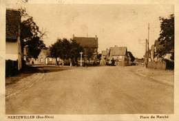 Merzweiler , Mertzwiller * Place Du Marché - Autres & Non Classés