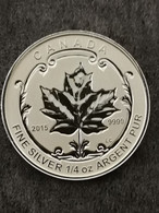 3 DOLLARS ARGENT 2015 1/4 OZ Elizabeth II MAPPLE LEAF 834 EX CANADA SILVER - Canada