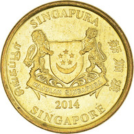 Monnaie, Singapour, 5 Cents, 2014 - Singapour