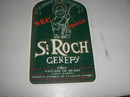 ETICHETTA ST.ROCH GENEPY - Alcoli E Liquori