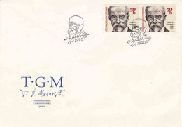 Czechoslovakia 1990, Tomáš Garrique Masaryk - Covers