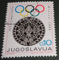 Joegoslavië - 1968 - Michel 35 - Gebruikt - Cancelled - Olympische Spelen - Mexico - Used Stamps