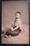 Japon Jeune Enfant Tambour Cpa - Other & Unclassified