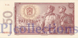CZECHOSLOVAKIA 50 KORUN 1964 PICK 90d UNC - Czechoslovakia