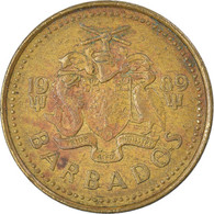 Monnaie, Barbade, 5 Cents, 1989 - Barbados