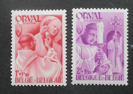 1941 : Cob 561** + 564**: 4ème Orval (sans  Charnière 54 )  Verso - Unused Stamps