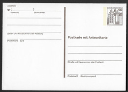 Postkarte Mit Antwortkarte - Michel 614 - 2 X 40 Pf. - Postkaarten - Ongebruikt