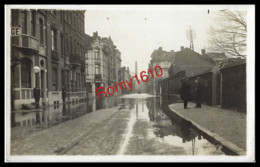 LIEGE. Photo Carte Inondations De 1926. Rue De Fetinne.   Animée. - Liege