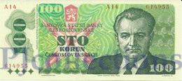 CZECHOSLOVAKIA 100 KORUN 1989 PICK 97 UNC RARE - Czechoslovakia