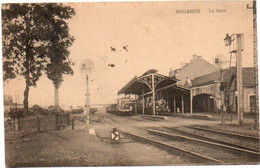 Rodange   La Gare Trains Voyagé En 1920 - Petingen