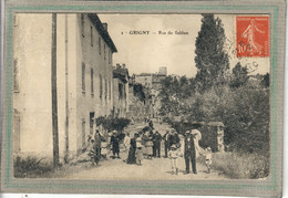 CPA - (69) GRIGNY - Aspect De La Rue Du Sablon En 1908 - Grigny