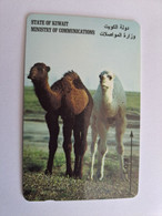 KUWAIT  GPT CARD/MAGNETIC/  ADVERTISING /  29KWTA  CAMELS   / KWT 44 KD 3  Fine Used Card  ** 10475** - Koweït