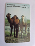 KUWAIT  GPT CARD/MAGNETIC/  ADVERTISING /  29KWTA  CAMELS   / KWT 44 KD 3  Fine Used Card  ** 10475** - Kuwait