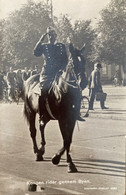 Militaria - Carte Photo - Le Roi Du Danemark - Kongen Rider Gennem Byen - Cachet Militaire Allemand - Ww2 - Weltkrieg 1939-45