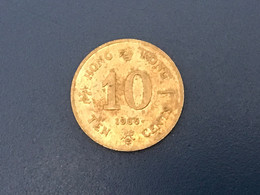 Münze Münzen Umlaufmünzen Hongkong 10 Cents 1986 - Hong Kong