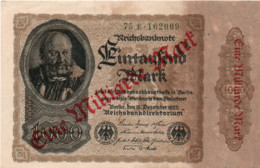 GERMANY - EINE MILLIARDE MARK  1922  - P-113a.2, Ros:R-110b  - AUNC - 1 Mrd. Mark