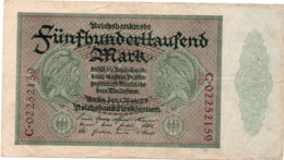 GERMANY- 500000 MARK 1923 -  Wor:P-88a.2, Ros:R-87b  VF++ - 500000 Mark