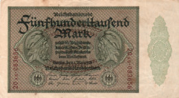 GERMANY- 500000 MARK 1923 - P-88b.3, Ros:R-87e - VF - 500.000 Mark